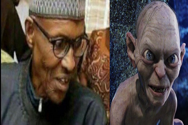 Buhari looks like Gollum