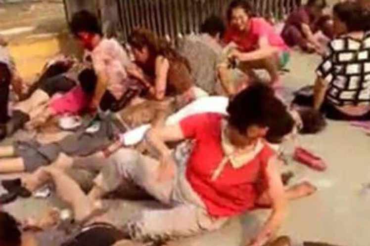 explosion hits kindergarten in china