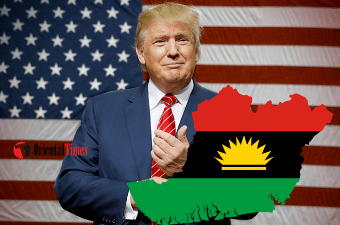 referendum for biafra - IPOB and Trump