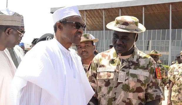 nigerian army - Buhari and Buratai