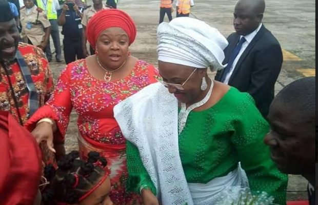 Aisha Buhari visits Okorocha in Owerri