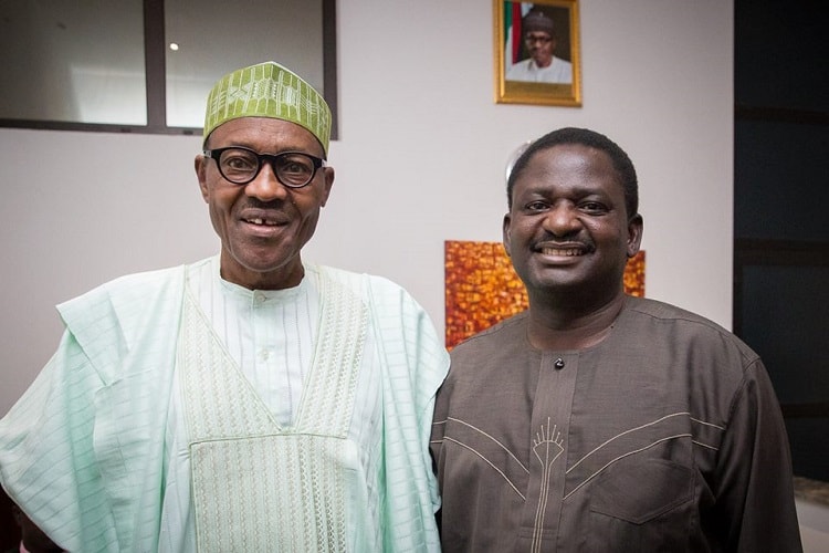 Femi Adesina and Buhari