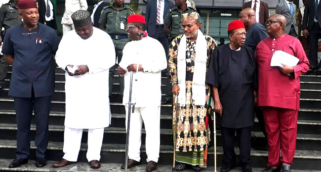 Nnamdi Kanu and South East Governors, Igbo governors