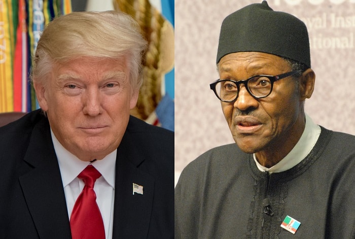 Nigeria Buhari and Trump