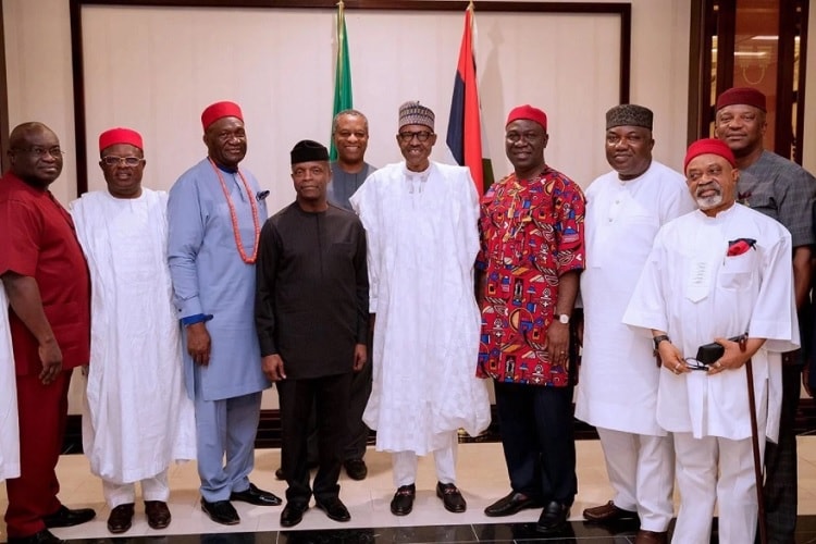 Buhari and South East leaders