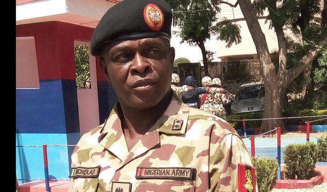 Maj.-Gen. Rogers Nicholas, Theatre Commander, Operation Lafiya Dole - Nigerian Army