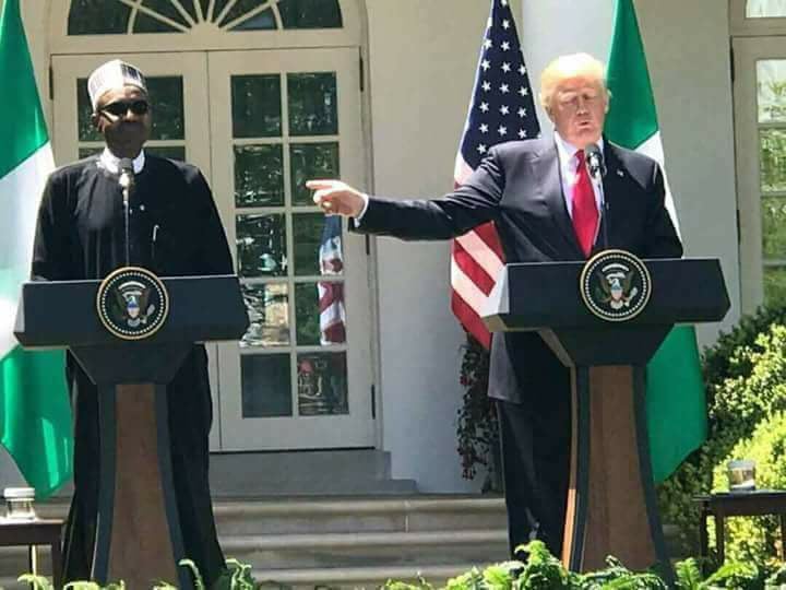 Buhari and United State President Trump