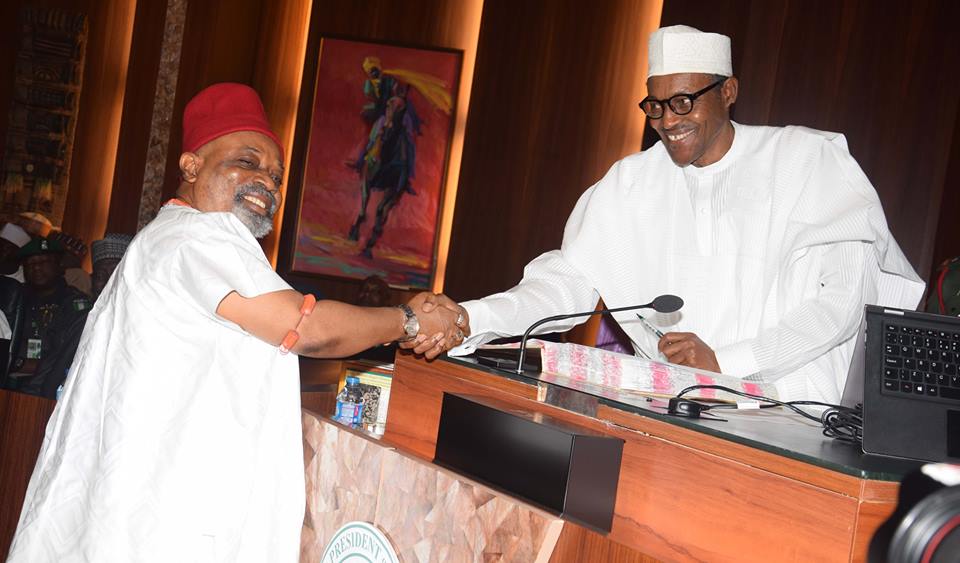 Chris Ngige and President Buhari