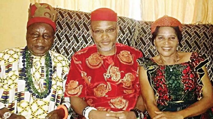 Nnamdi Kanu and parents