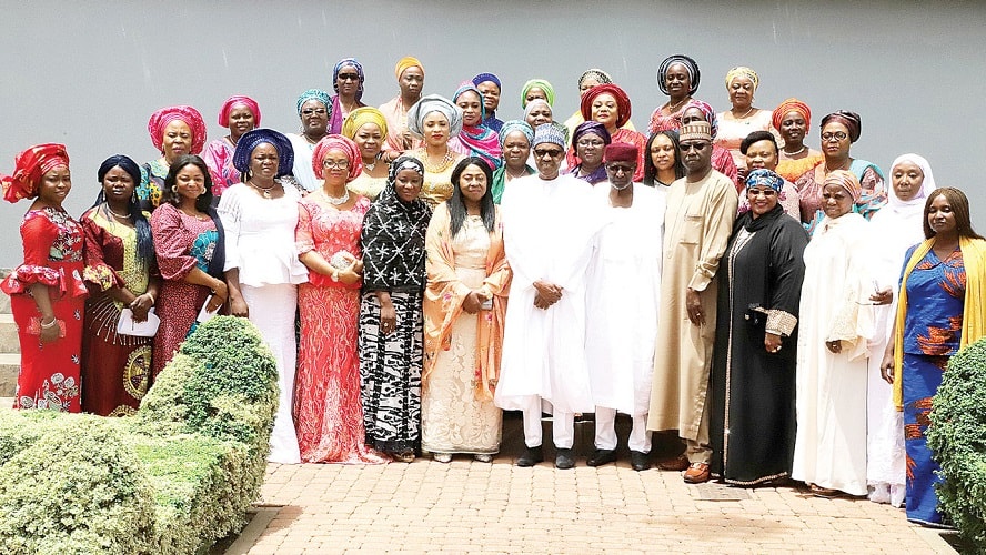 Female lawmakers and Buhari