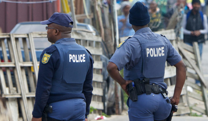 South African police