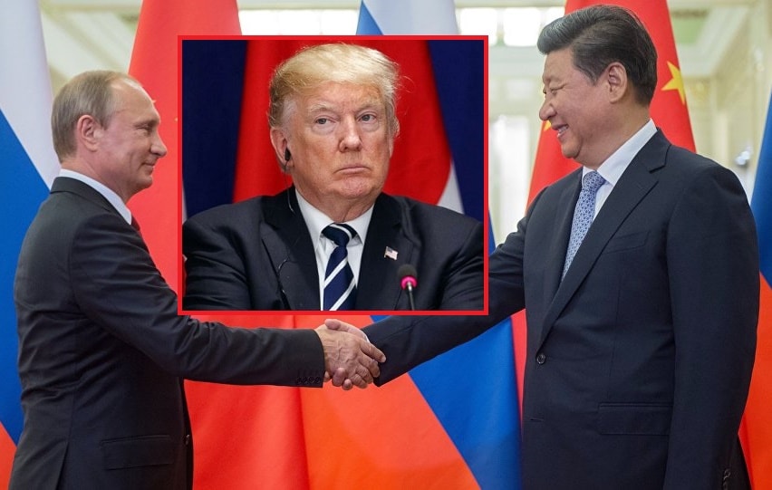 Russia, China and United States Presidents