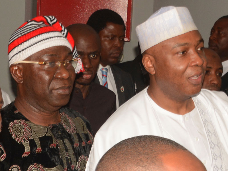 Bukola Saraki and Ike Ekweremadu