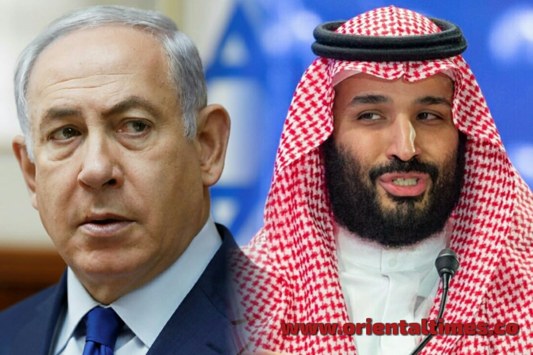 Benjamin Netanyahu and Mohammed bin Salman