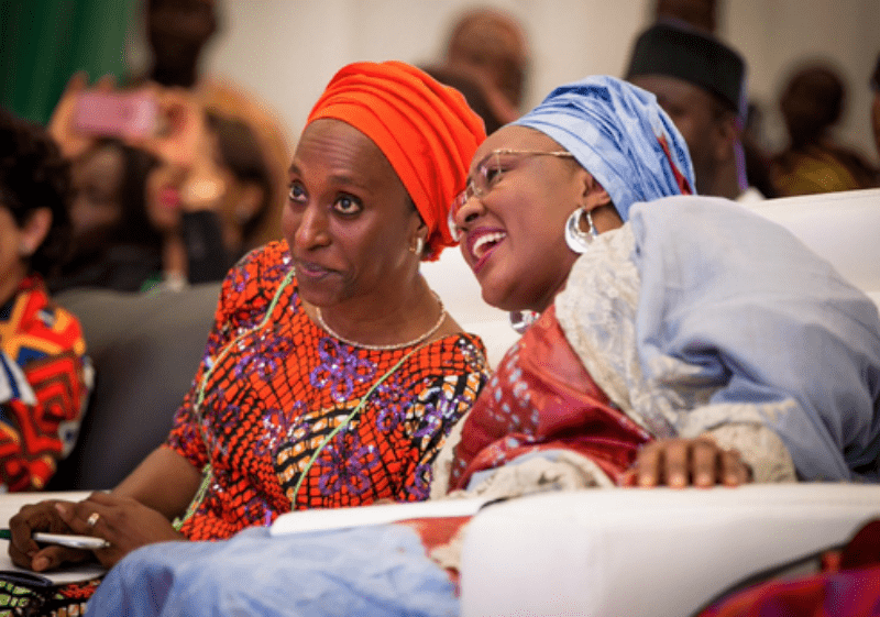 Dolapo Osinbajo and Aisha Buhari