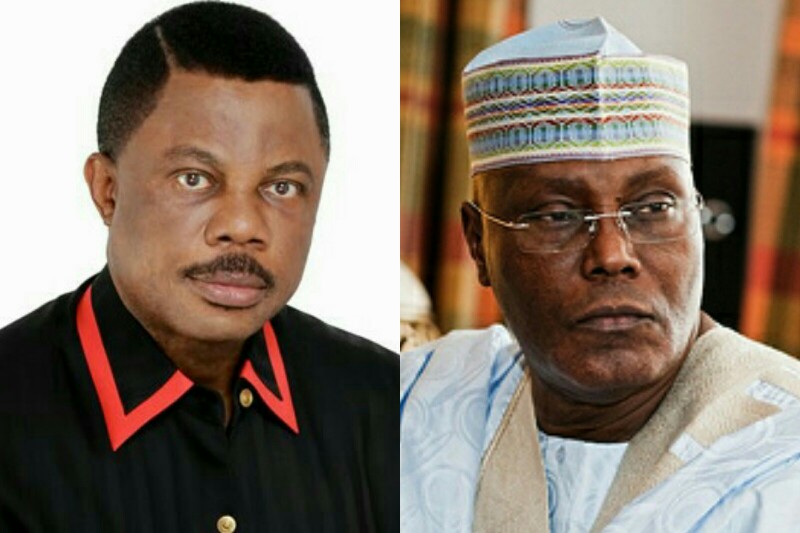 Anambra governor Willie Obiano and Atiku