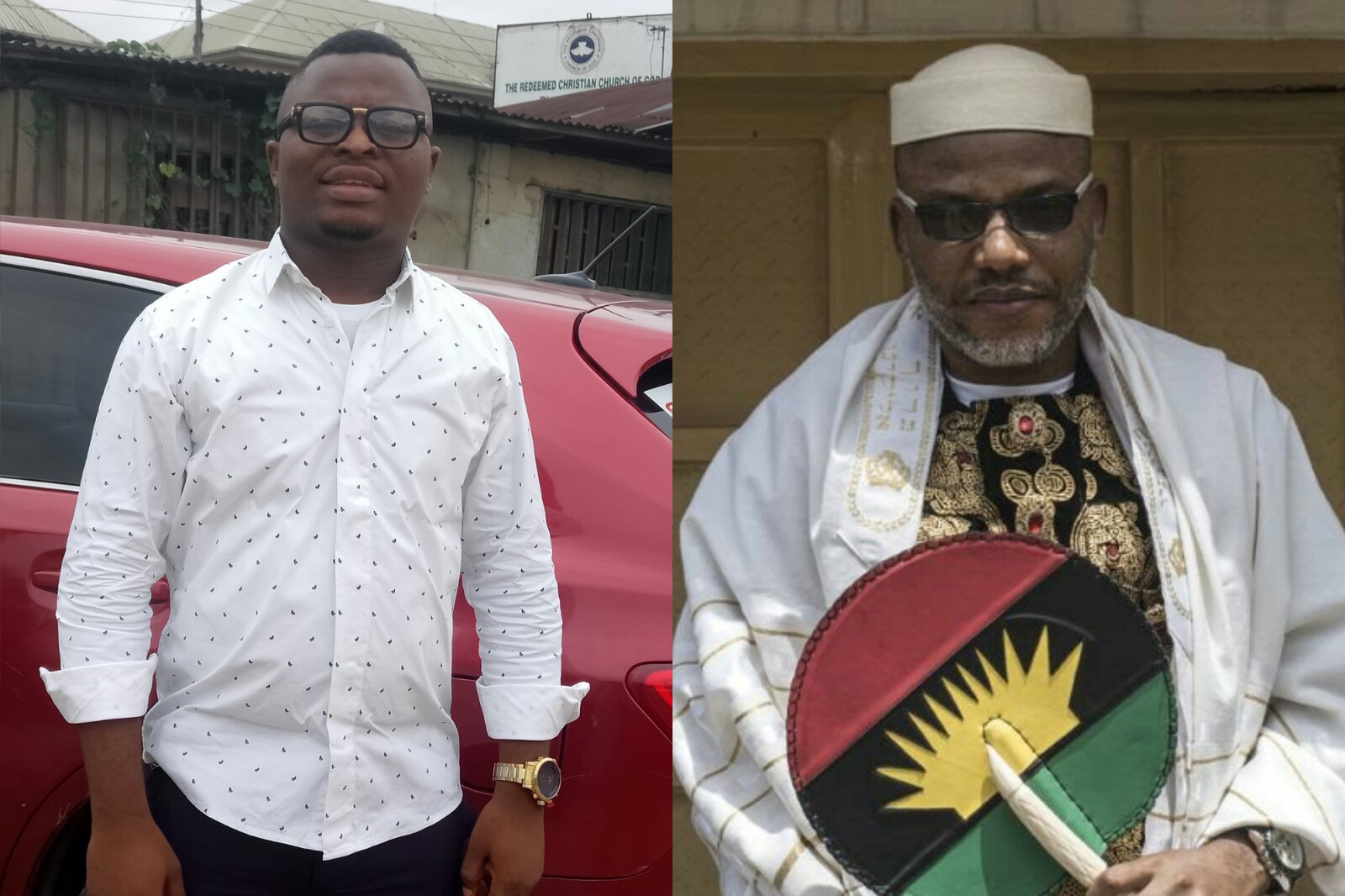 Uchechukwu Elechi and Nnamdi Kanu