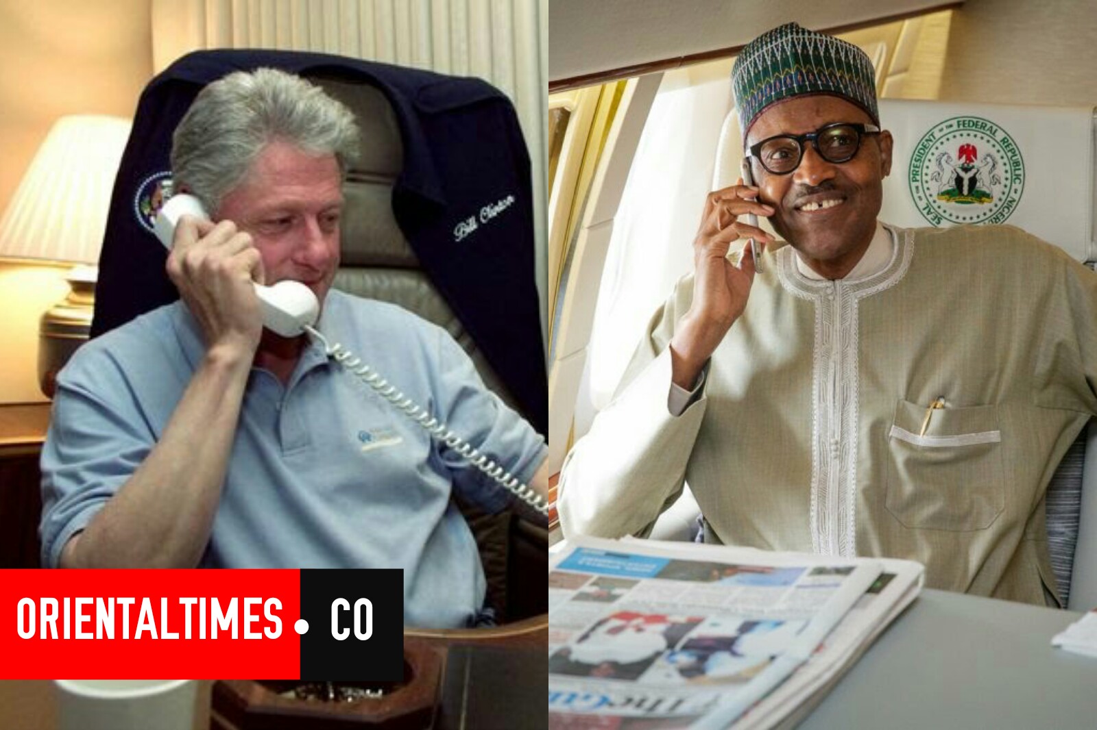 Bill Clinton and Buhari