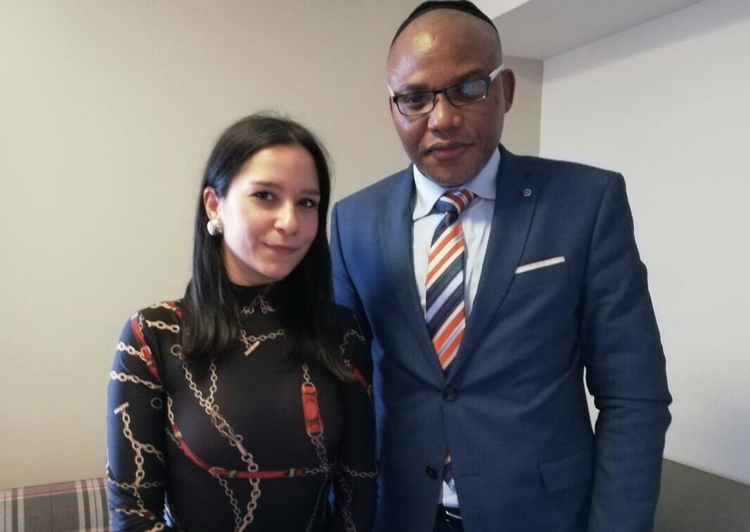 Nnamdi Kanu and Ludovica Laccino