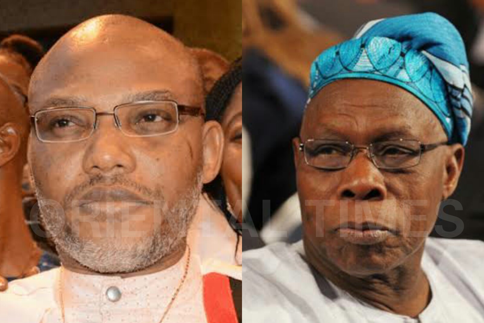 IPOB leader Nnamdi Kanu and Obasanjo