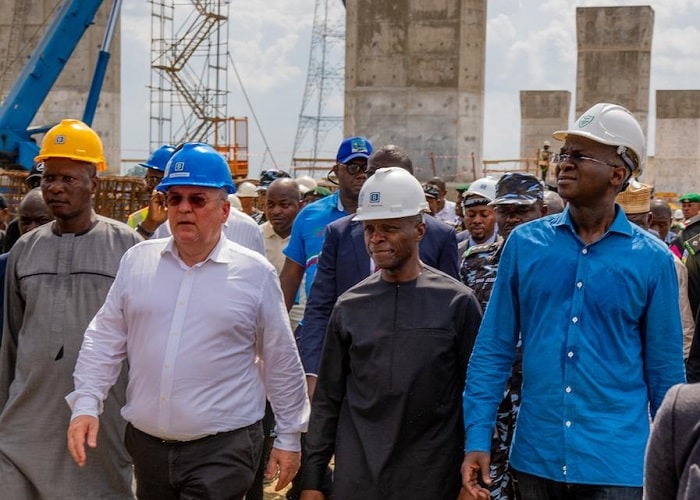 Osinbajo at 2nd Niger Bridge