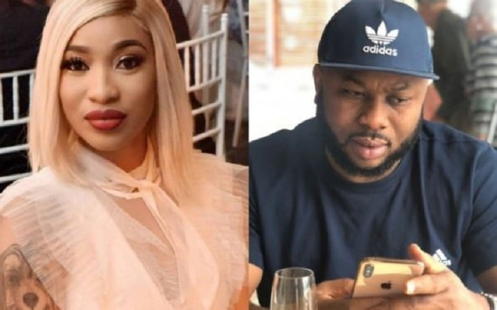 Tonto Dikeh and Olakunle Churchill