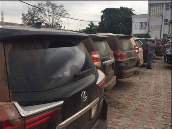 cars seized by customs