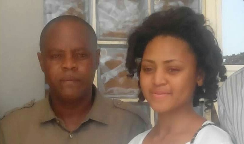 Regina Daniels and father