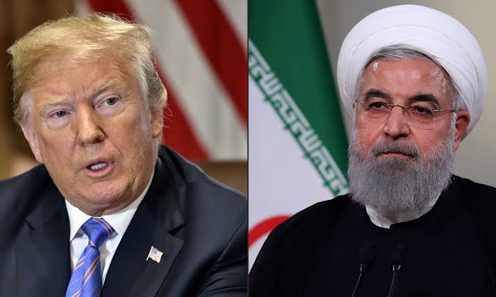 Trump and Rouhani collage