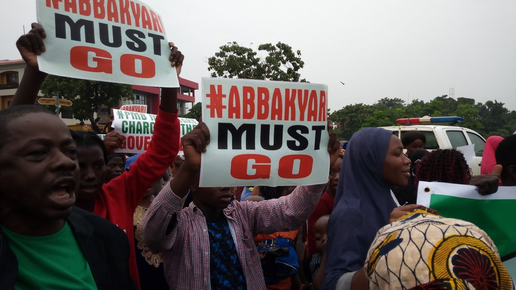 Abba Kyari Must Go protest