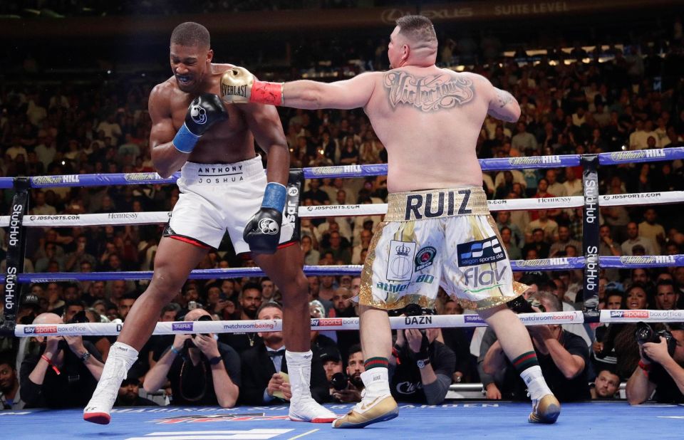 Anthony Joshua and Andy Ruiz