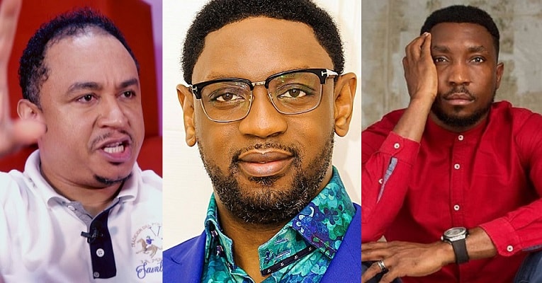 Daddy Freeze. Biodun Fatoyinbo and Timi Dakolo