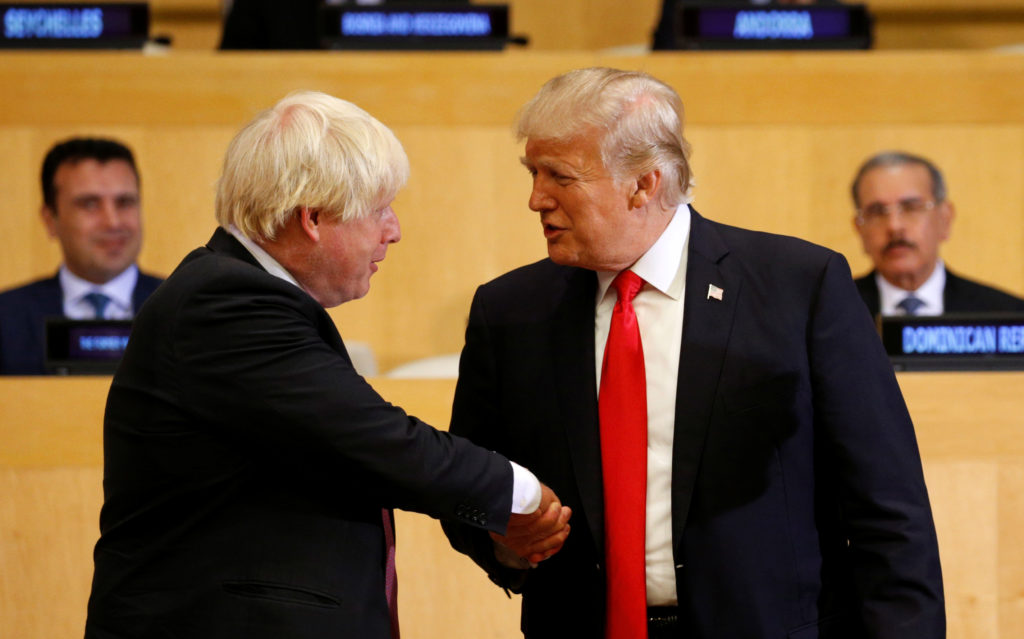 Donald Trump and Boris Johnson