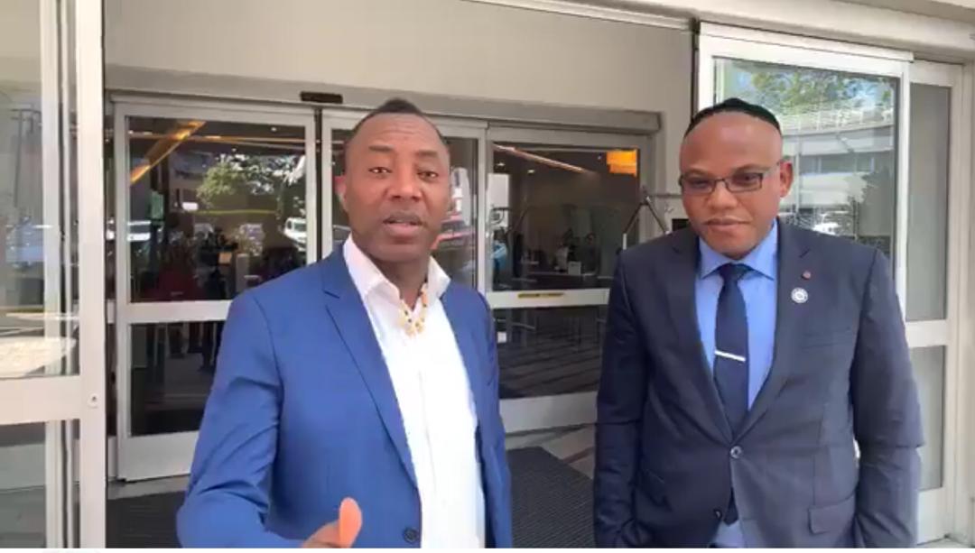 Omoyele Sowore and Nnamdi Kanu