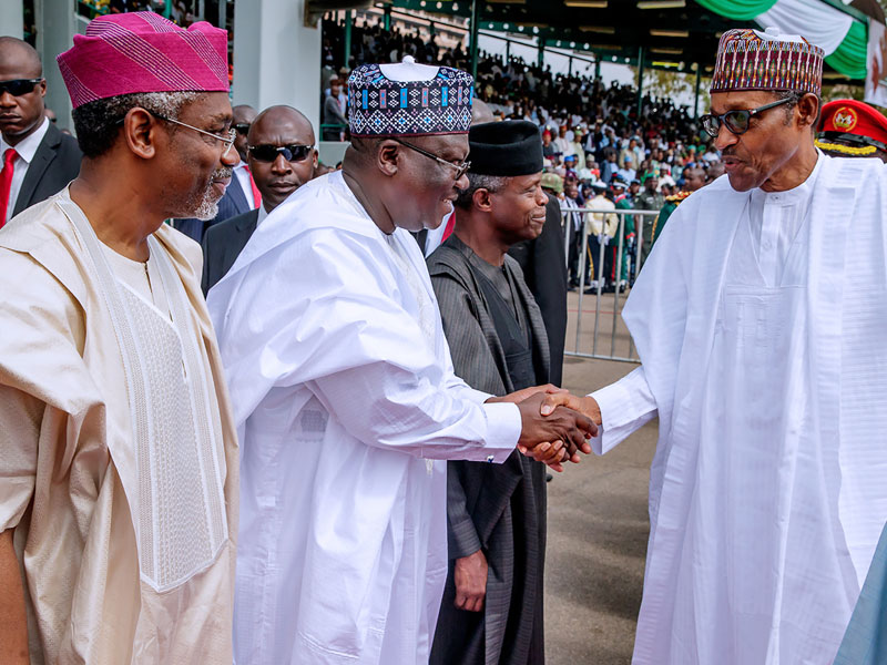 Buhari, Gbajabiamila, Lawan, osinbajo