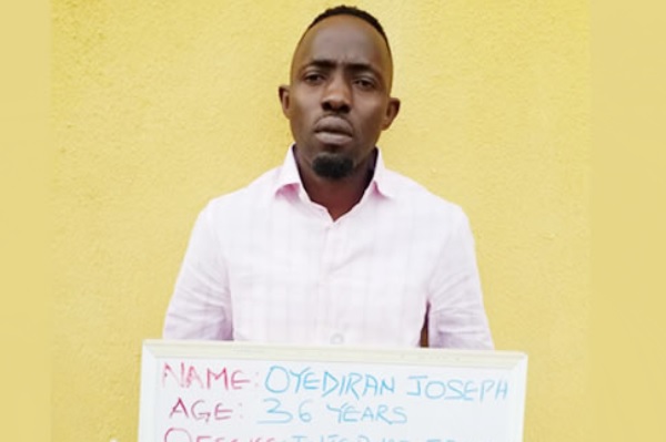 EFCC Parades Oyediran Joseph