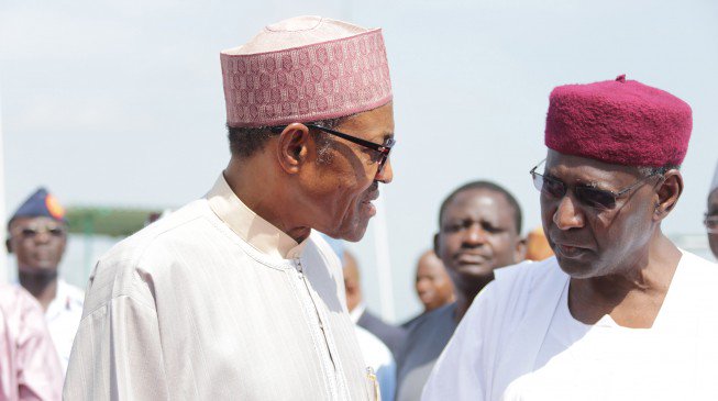 Buhari and Abba Kyari