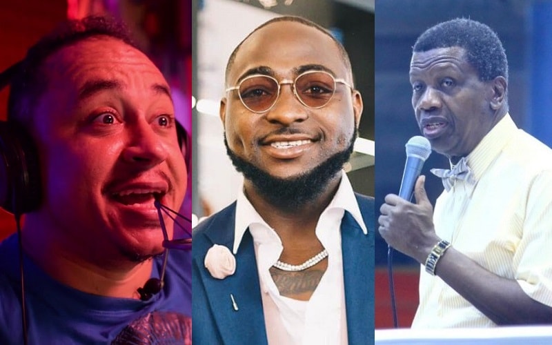 Daddy Freeze, Davido and Adeboye