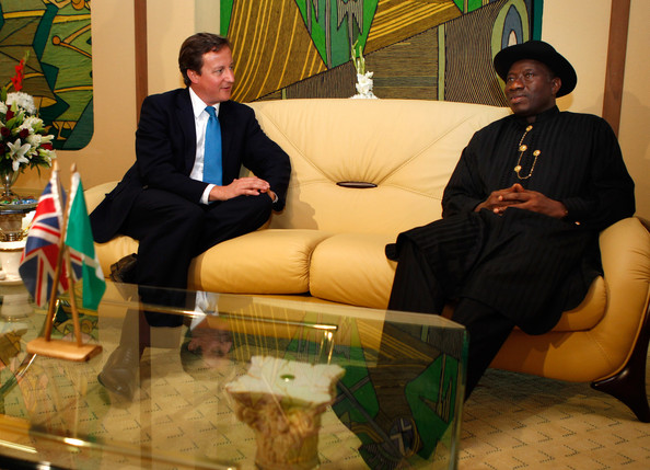 David Cameron and Goodluck Jonathan