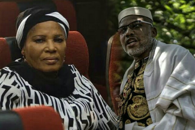 Nnamdi Kanu and mother