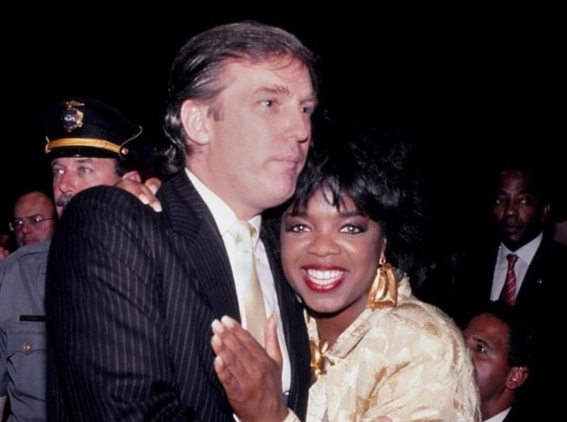 Donald Trump and Oprah Winfrey