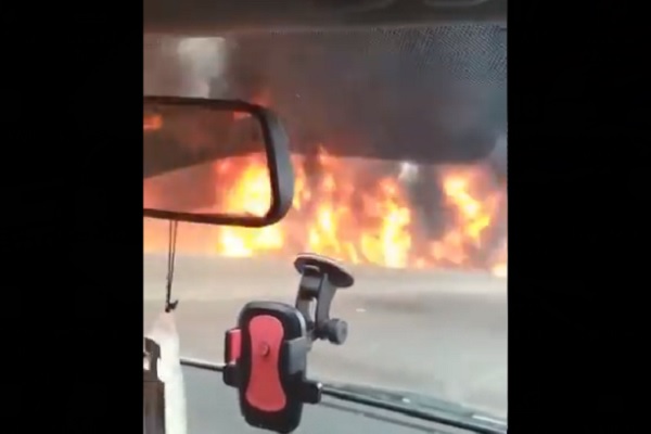 fuel tanker fire