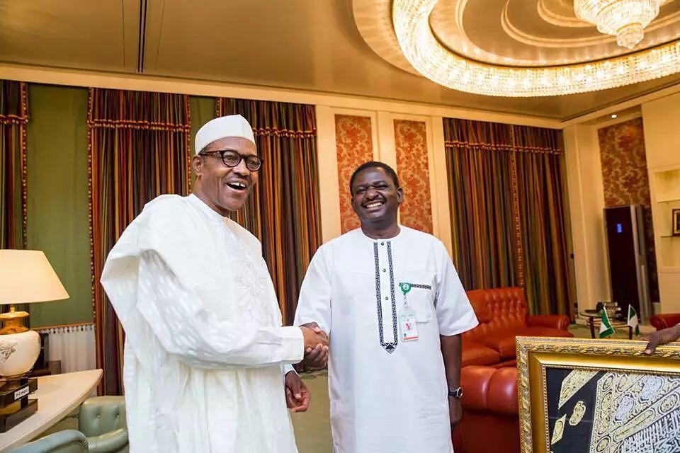 Buhari and Femi-Adesina