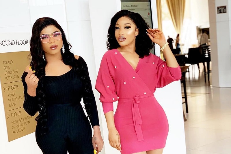 Bobrisky and Tonto Dikeh