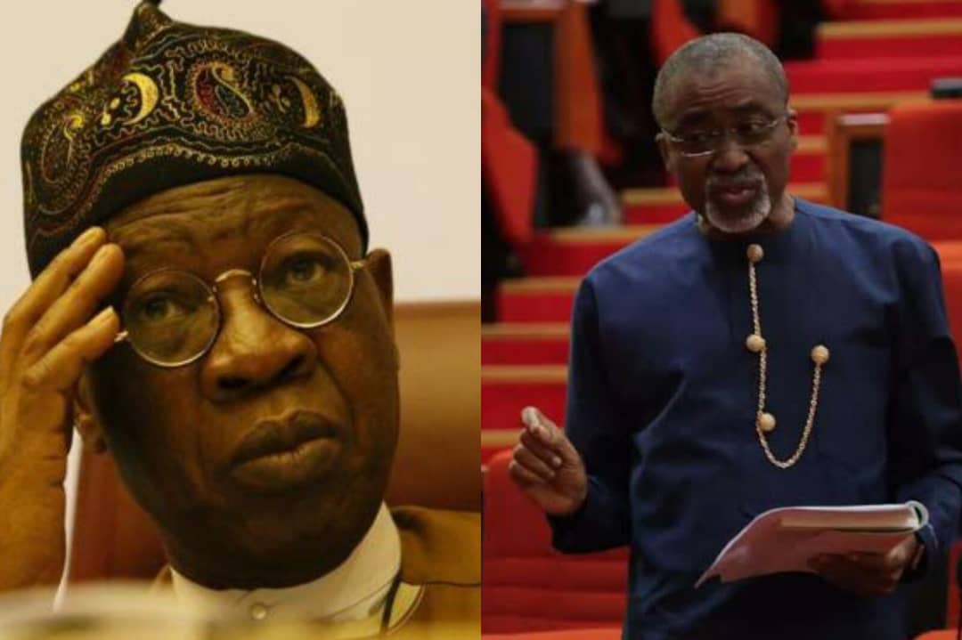 Lai Mohammed and Abaribe