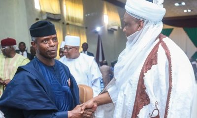 Osinbajo and Sultan of Sokoto