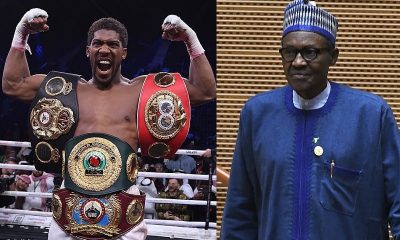 Anthony Joshua and Buhari