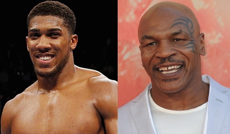 Anthony Joshua and Mike Tyson