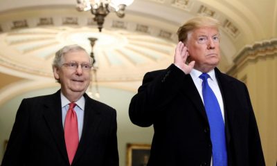 Mitch McConnell and Donald Trump