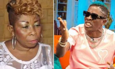 Shatta Wale and mother, Elsie Evelyn Avemegah